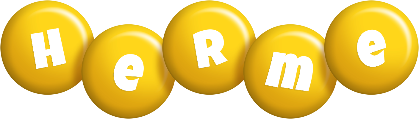 Herme candy-yellow logo