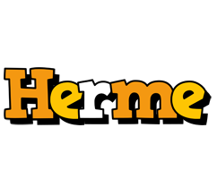 Herme cartoon logo