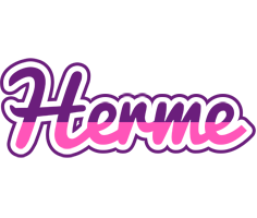 Herme cheerful logo