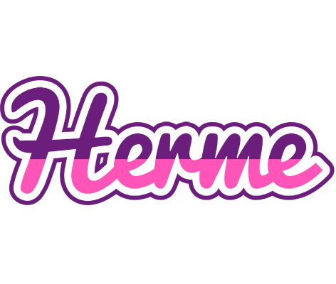 Herme cheerful logo