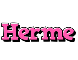 Herme girlish logo