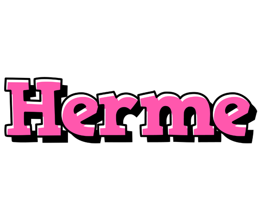 Herme girlish logo
