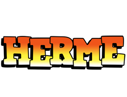 Herme sunset logo