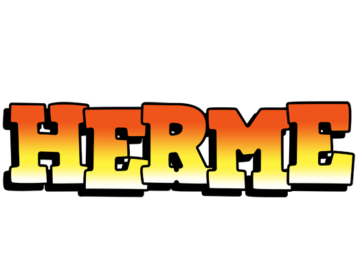 Herme sunset logo