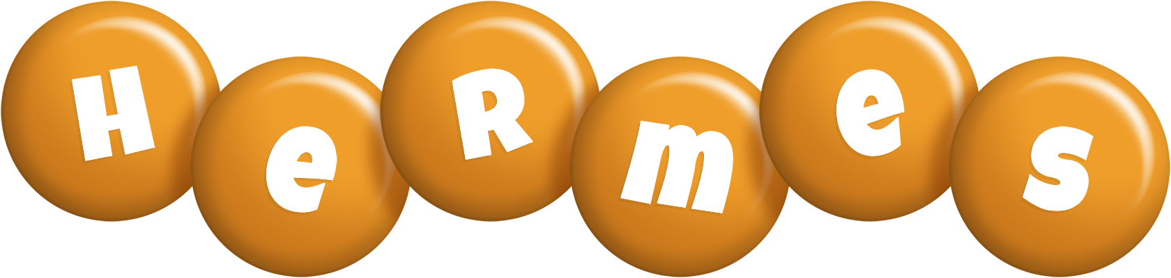 Hermes candy-orange logo