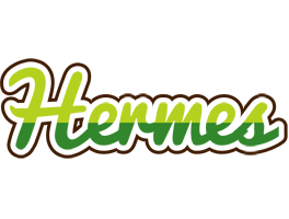 Hermes golfing logo