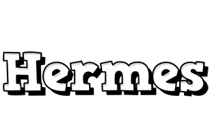 Hermes snowing logo