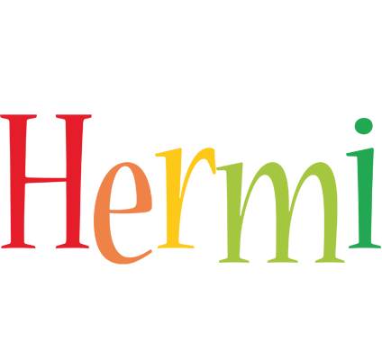 Hermi birthday logo