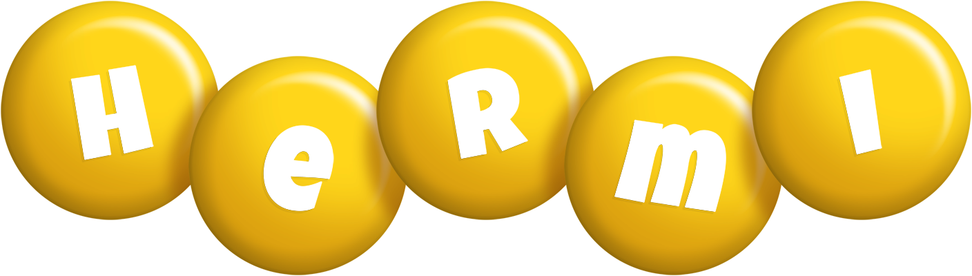 Hermi candy-yellow logo