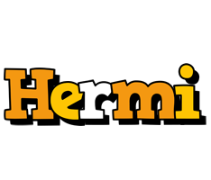 Hermi cartoon logo