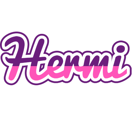Hermi cheerful logo