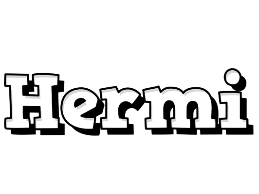Hermi snowing logo