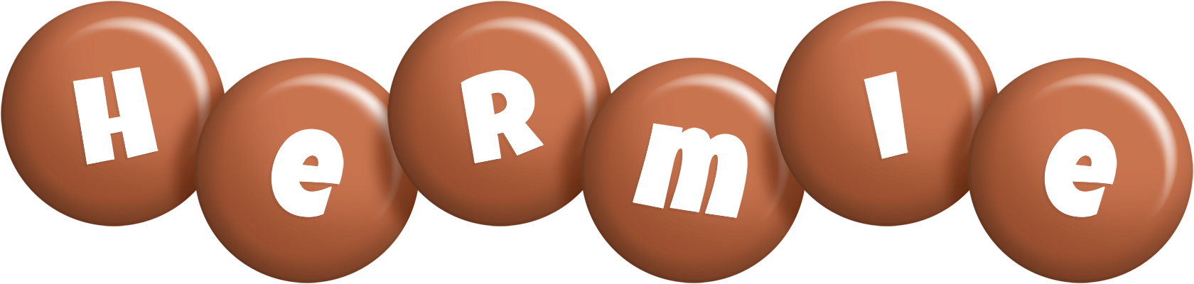 Hermie candy-brown logo
