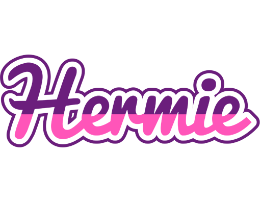 Hermie cheerful logo