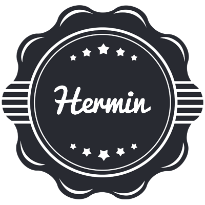 Hermin badge logo