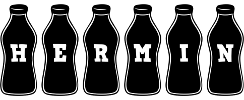 Hermin bottle logo
