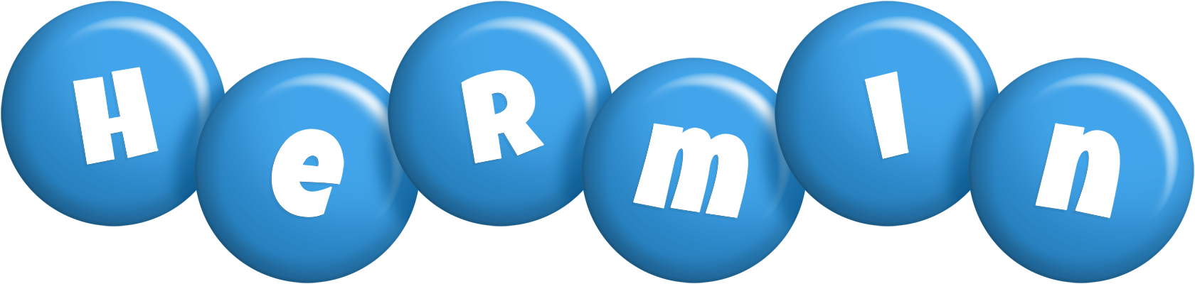 Hermin candy-blue logo