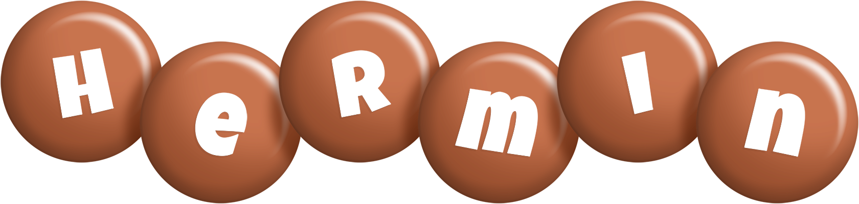 Hermin candy-brown logo