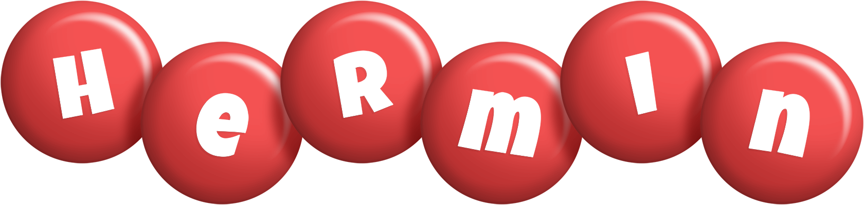 Hermin candy-red logo