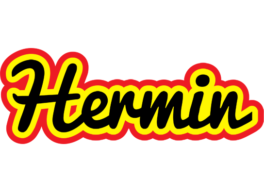 Hermin flaming logo