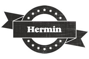 Hermin grunge logo