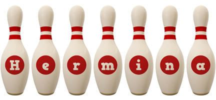 Hermina bowling-pin logo