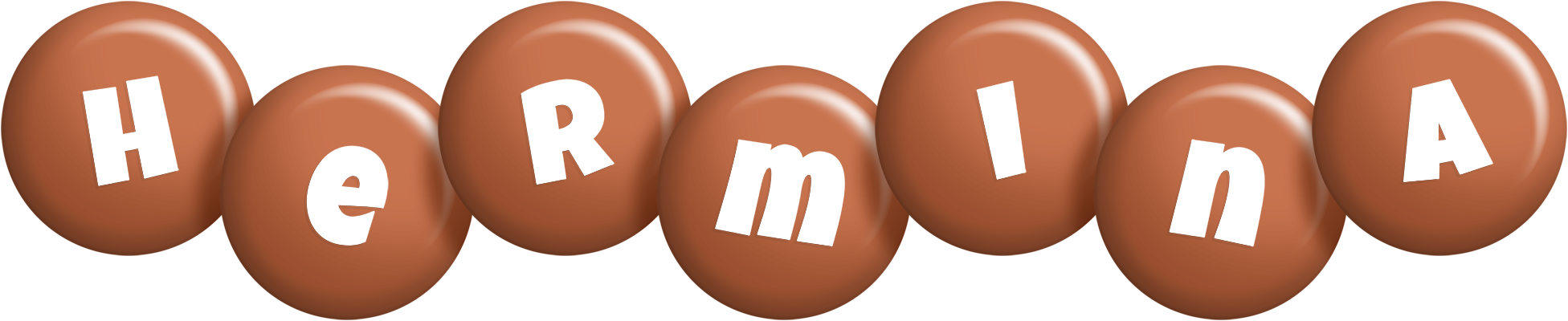 Hermina candy-brown logo