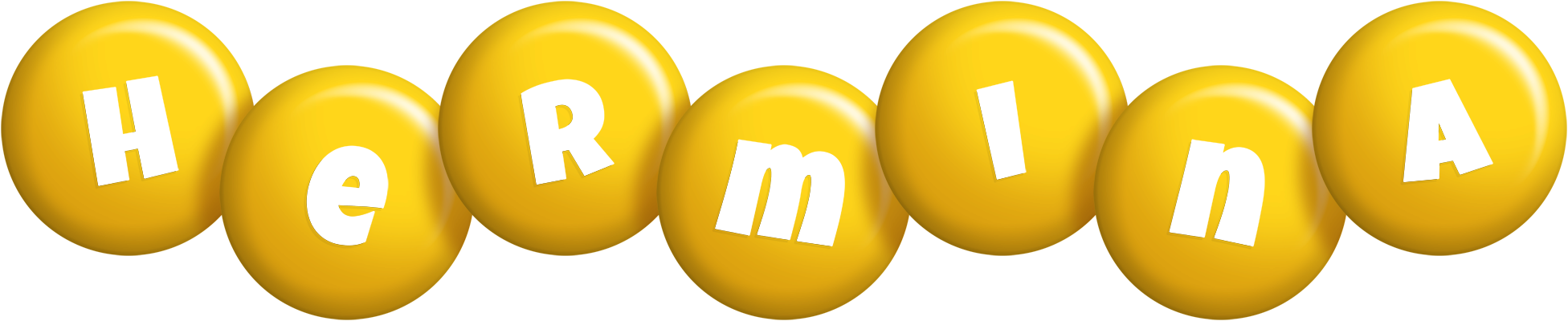 Hermina candy-yellow logo
