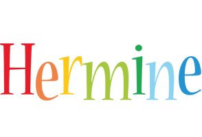 Hermine birthday logo