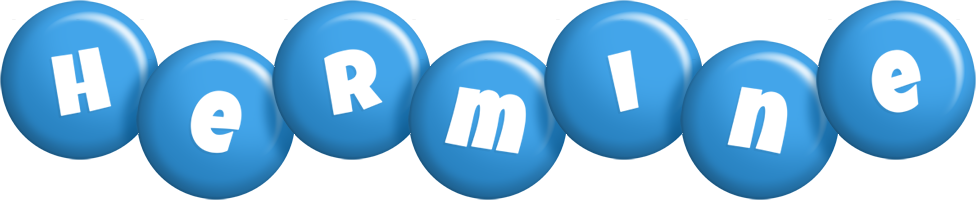 Hermine candy-blue logo