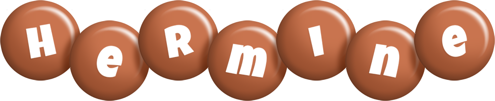 Hermine candy-brown logo