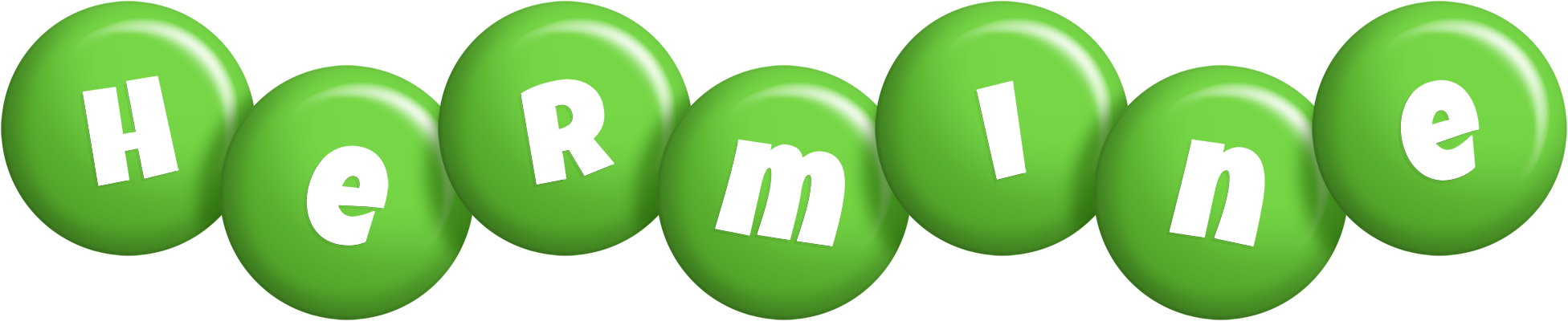Hermine candy-green logo