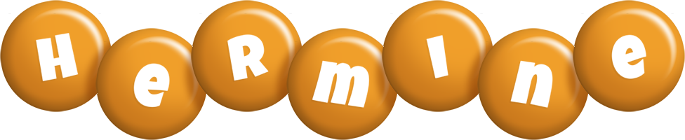 Hermine candy-orange logo
