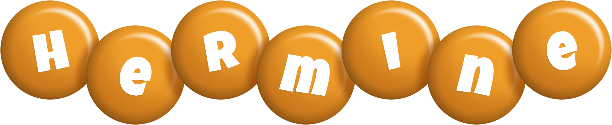 Hermine candy-orange logo