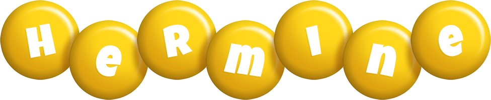 Hermine candy-yellow logo