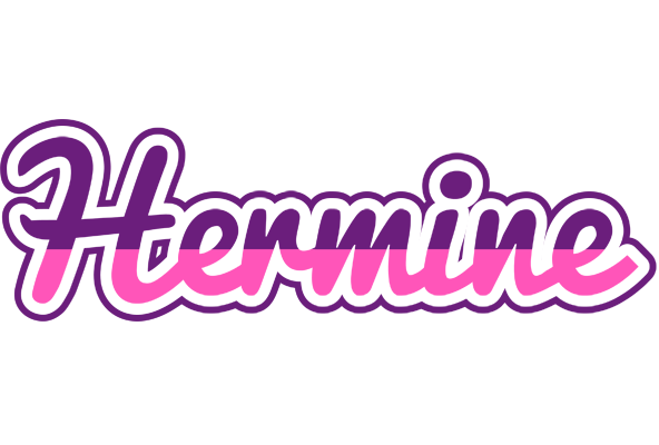 Hermine cheerful logo