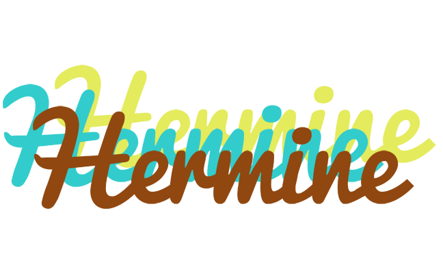 Hermine cupcake logo