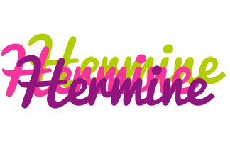 Hermine flowers logo