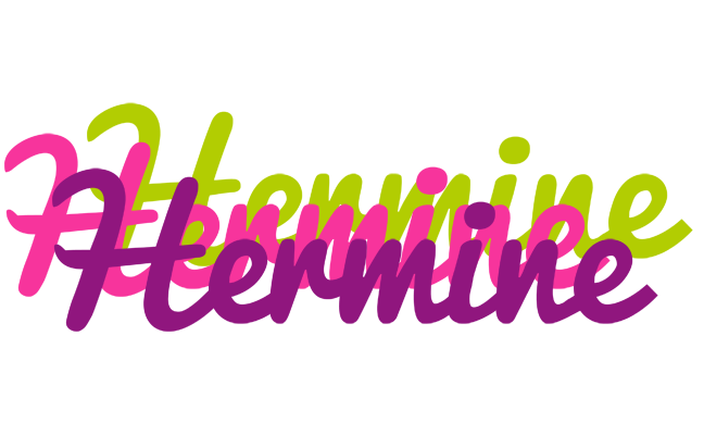 Hermine flowers logo