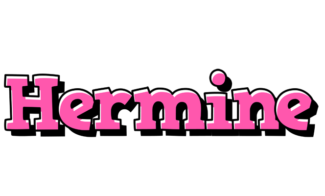 Hermine girlish logo