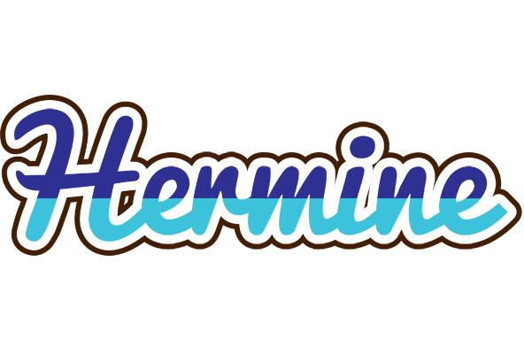 Hermine raining logo