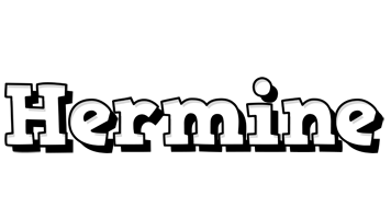 Hermine snowing logo