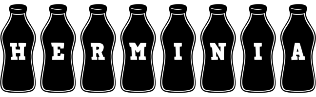 Herminia bottle logo