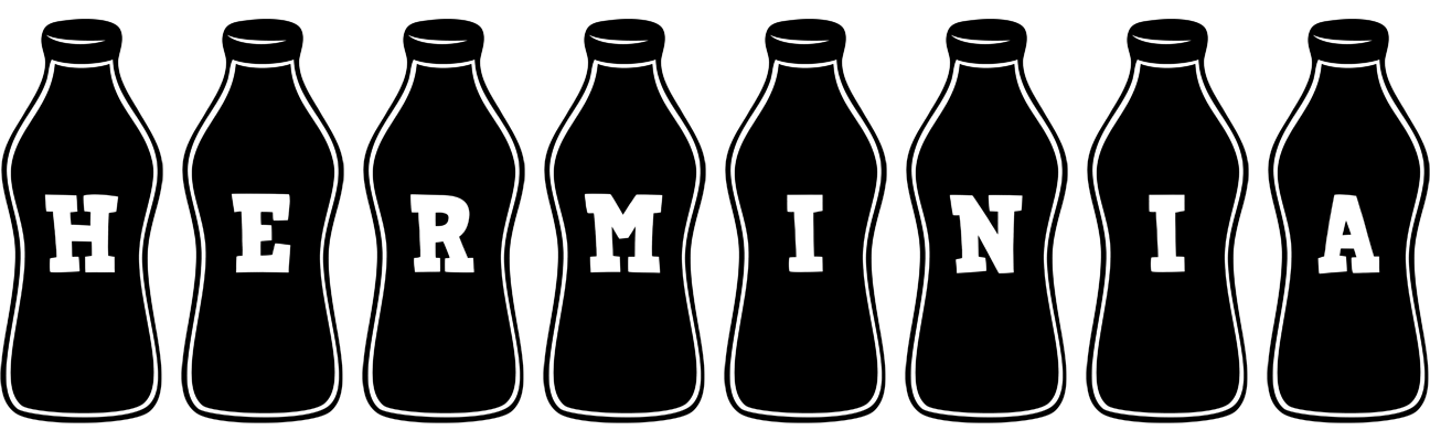 Herminia bottle logo