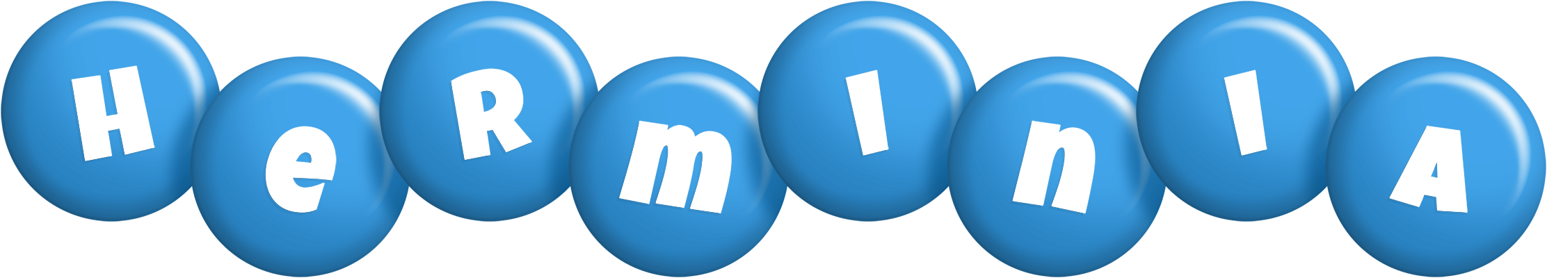 Herminia candy-blue logo