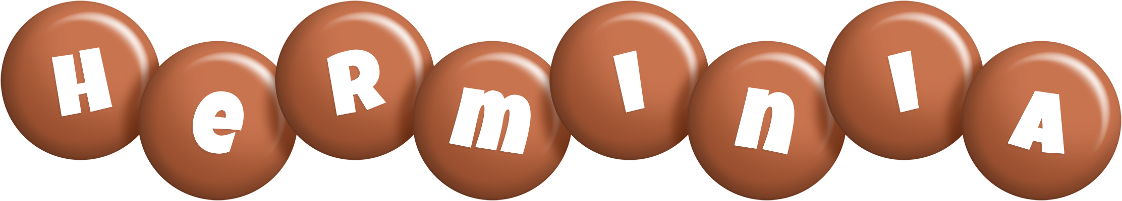 Herminia candy-brown logo