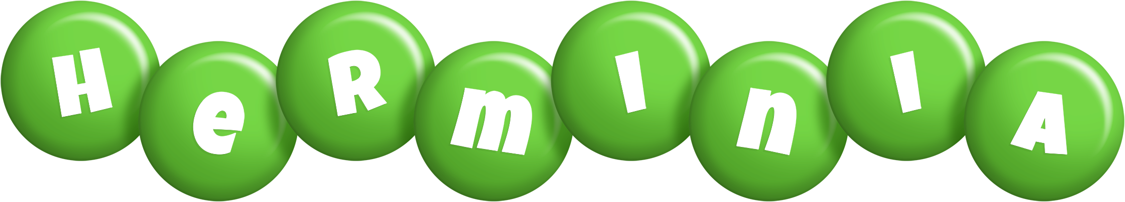 Herminia candy-green logo