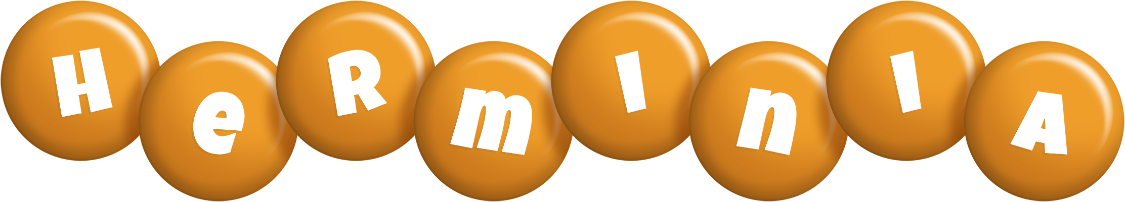Herminia candy-orange logo