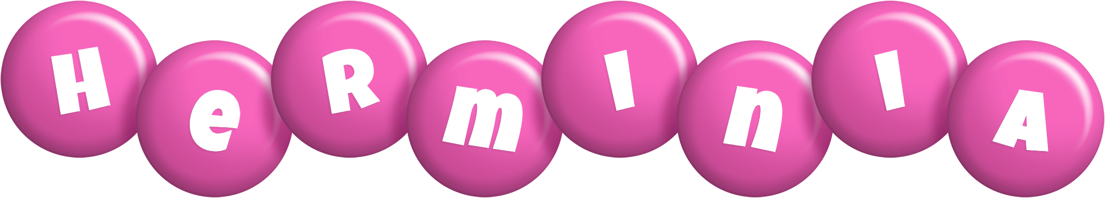Herminia candy-pink logo