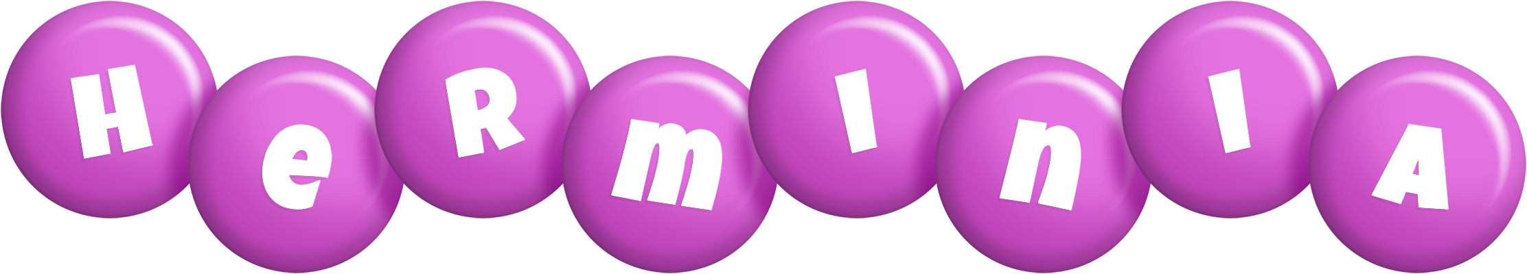 Herminia candy-purple logo